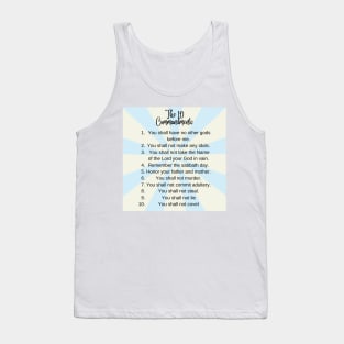 The 10 Commandments Tank Top